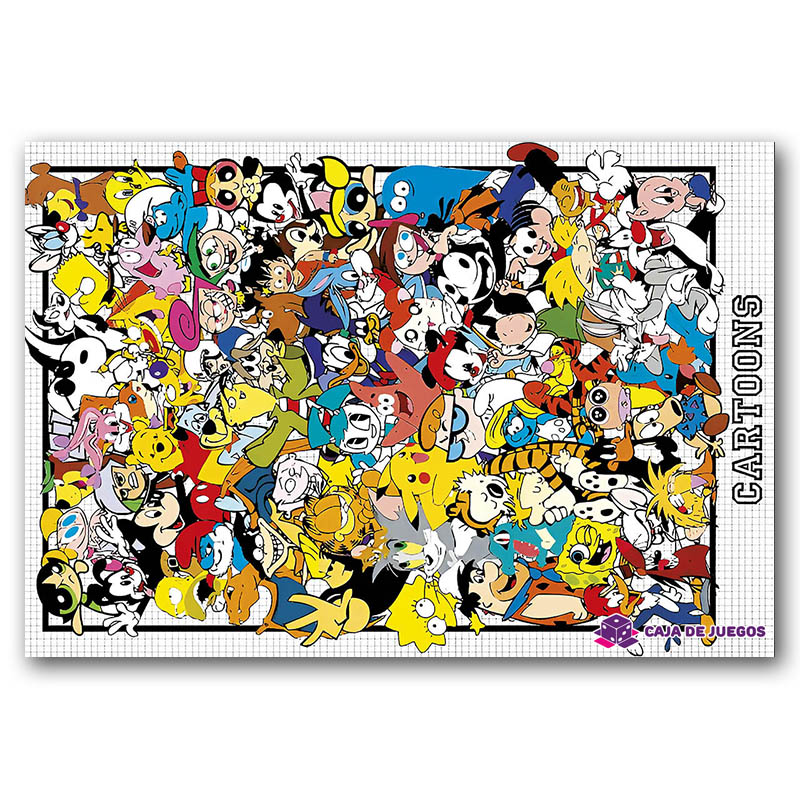 Rompecabezas Cartoon - 300 y 1000